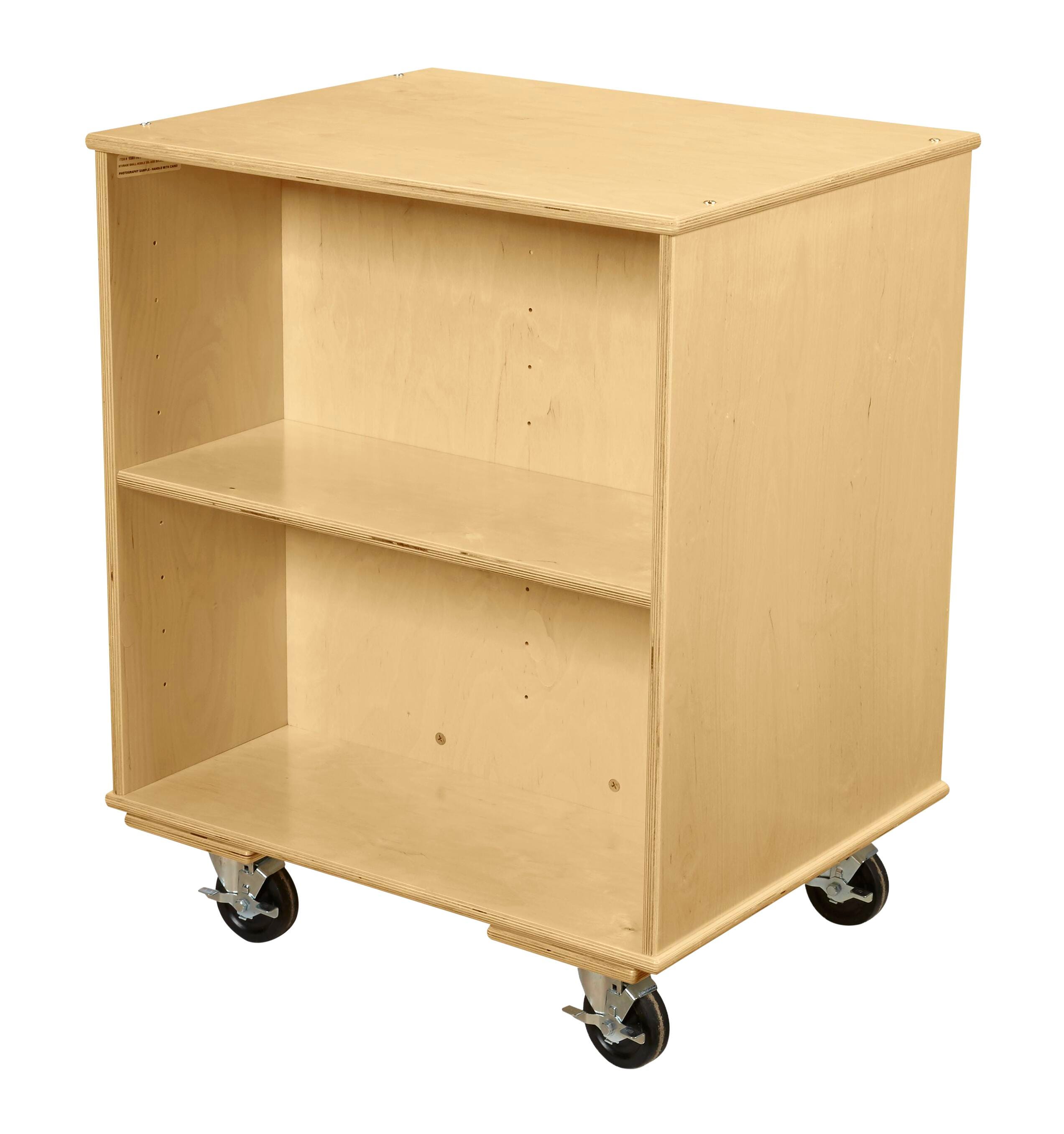 Classroom Select Small Mobile Storage with Double Side Bookcase, 29-1/2 x 24 x 36 Inches 1587701
